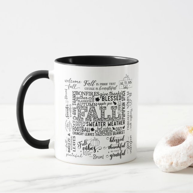 Taza Otoño Vibes (Con donut)