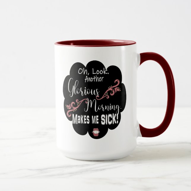 Taza Otra mañana gloriosa me enferma - Winifed (Derecha)