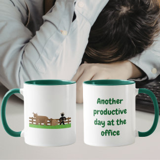 Taza Otro día productivo en la oficina