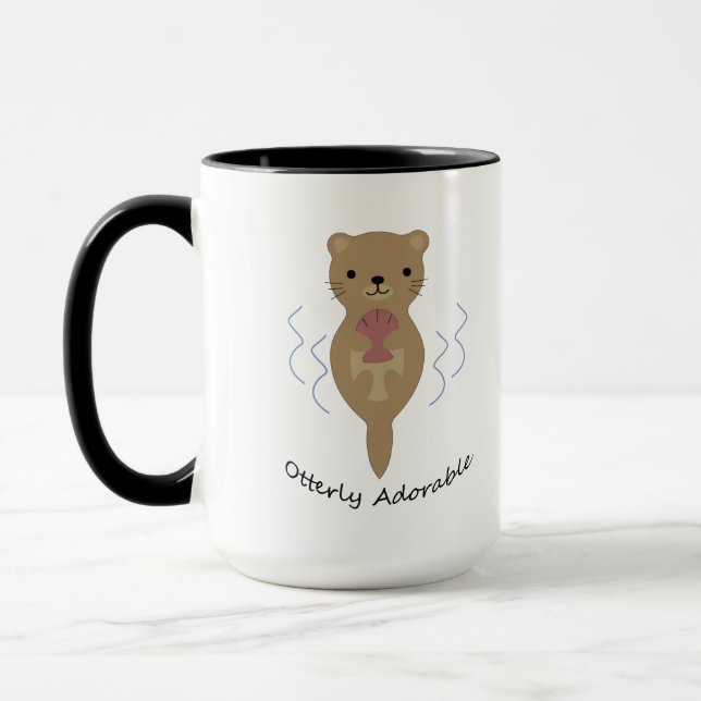 Taza Otter totalmente Adorable (Izquierda)