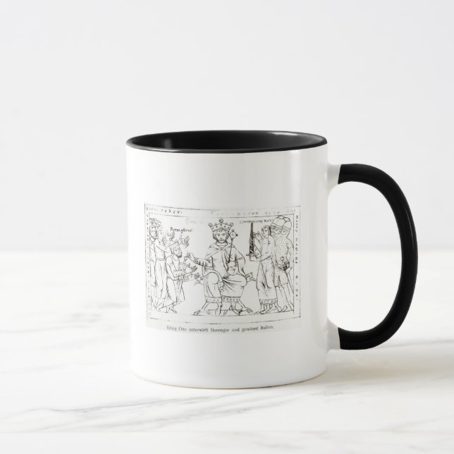 Taza Otto I que somete a Berenger II (Derecha)