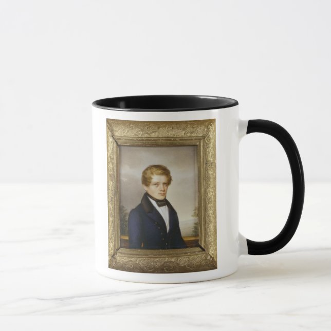 Taza Otto von Bismarck como estudiante, 1833 (Derecha)