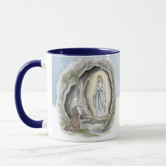 Taza Our Lady of Lourdes, Catholic Mug