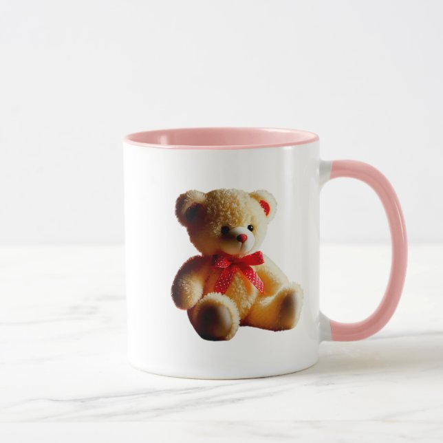 Taza Ourson en peluche sagement assis. (Derecha)