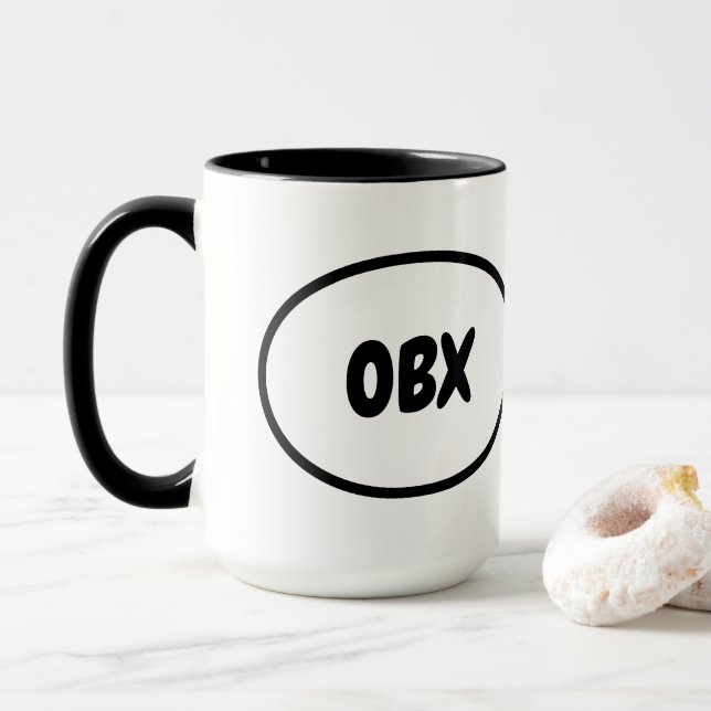 Taza Óvalo OBX (Con donut)