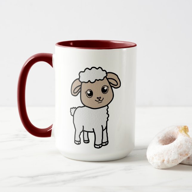 Taza Oveja corta (Con donut)