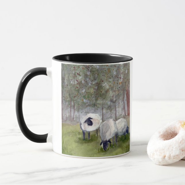 Taza Oveja de afeitar (Con donut)