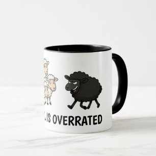 Taza Oveja negra y blanca