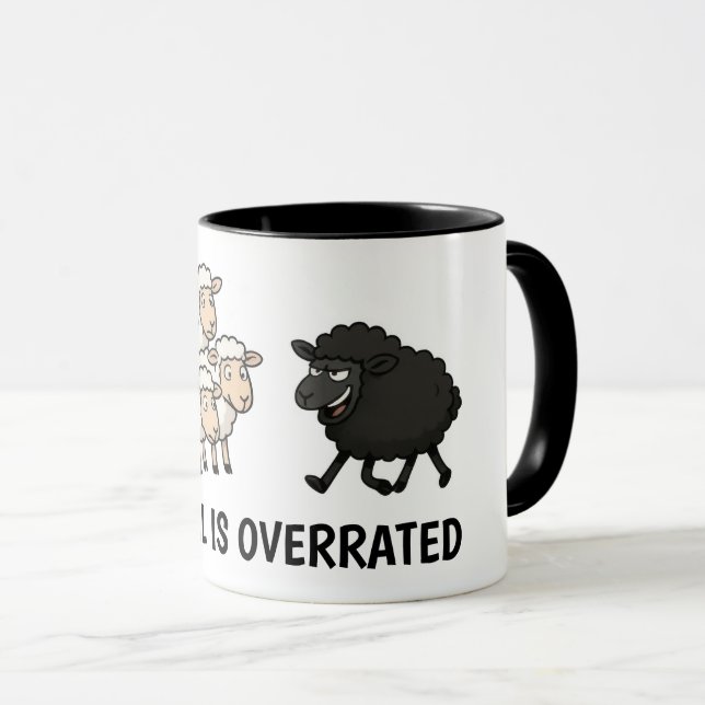 Taza Oveja negra y blanca (Anverso derecho)