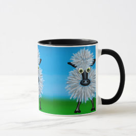 Taza Ovejas del dibujo animado