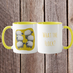 Taza Ovejas Divertidas “¿Qué rebaño?
