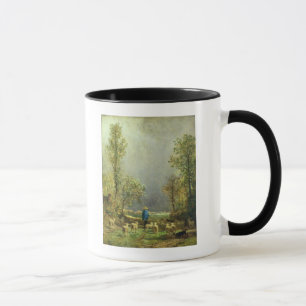 Taza Ovejas que miran una tormenta