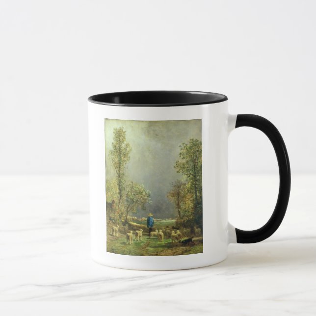Taza Ovejas que miran una tormenta (Derecha)