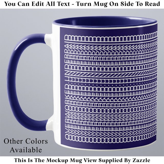 Taza Overworked Underpaid Funny Modern Hidden Message (Subido por el creador)