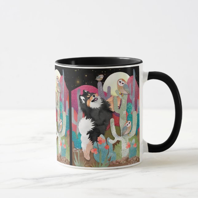 Taza OWLS Finlandés Lapphund 11 OZ MUG (Derecha)