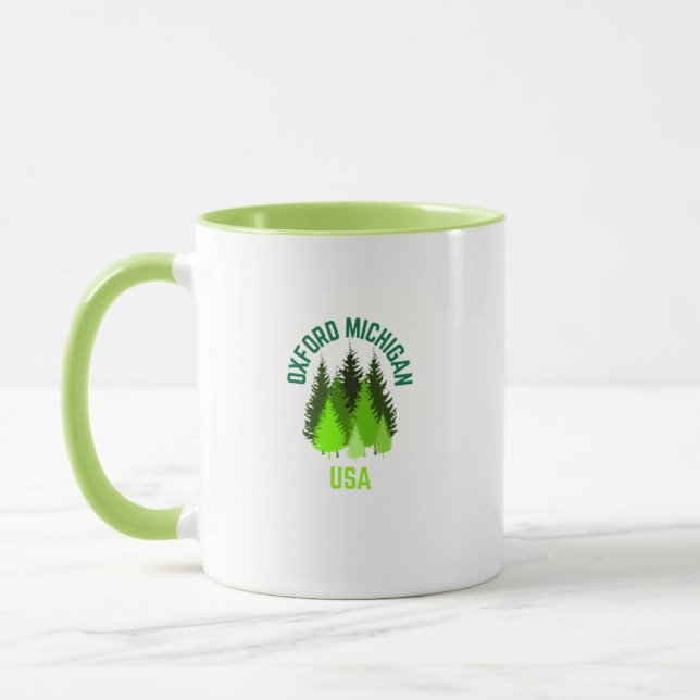 Taza Oxford Michigan Hometown Coffee Mug (Izquierda)