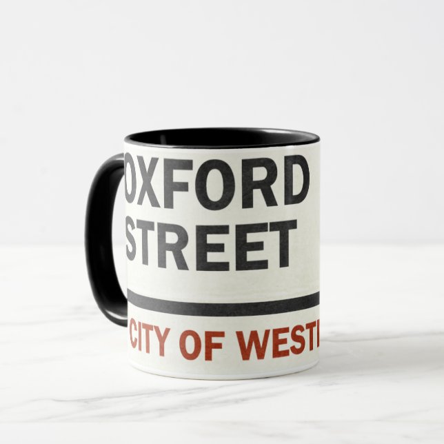 Taza Oxford Street Sign  (Anverso izquierdo)