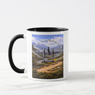 Taza P-38 Lightning Campaña de China Birmania India