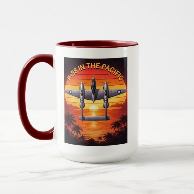 Taza P-38 Lightning en el Teatro del Pacífico (Izquierda)