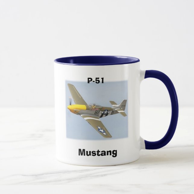 Taza p-51-mustang (Derecha)