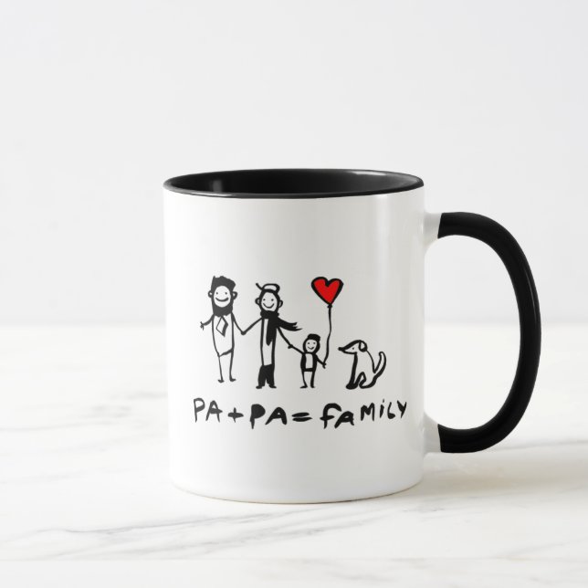 Taza Pa + Pa = Familia (Derecha)