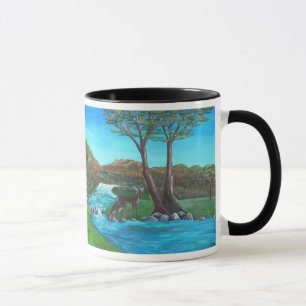 Taza pacífica de la corriente