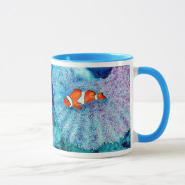 Taza pacífica de los pescados del payaso