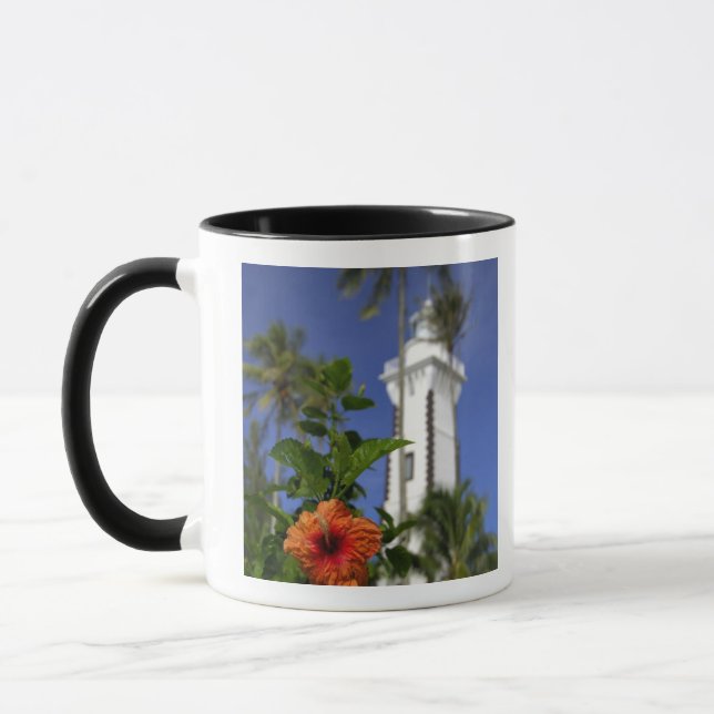 Taza Pacífico Sur, Polinesia Francesa, Tahití.Hibiscus (Izquierda)