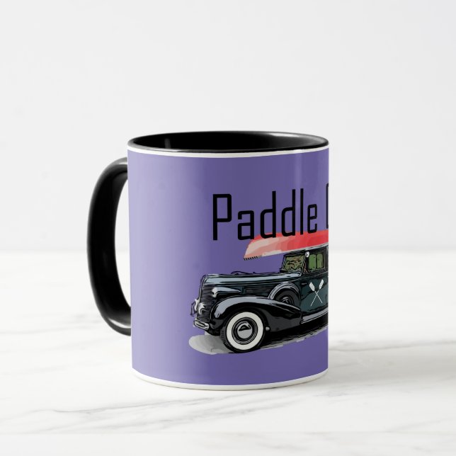 Taza Paddle On Classic Car Design - Combo Mug (Anverso izquierdo)