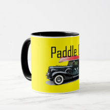 Paddle On Classic Car Design - Combo Mug