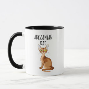 Taza Padre de gato abisinio