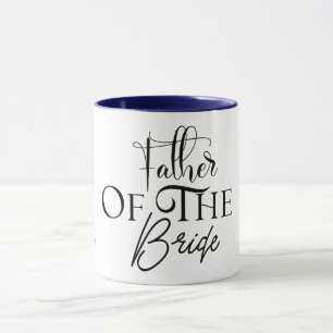 Taza Padre del guión de novia personalizado