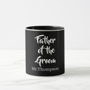 Taza Padre del regalo de padre de matrimonio personaliz