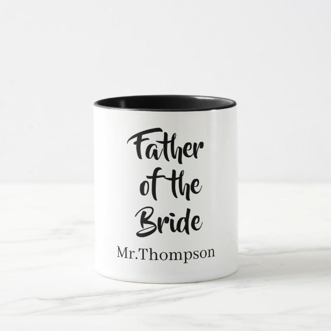 Taza Padre del regalo de padre de novia casada (Centro)
