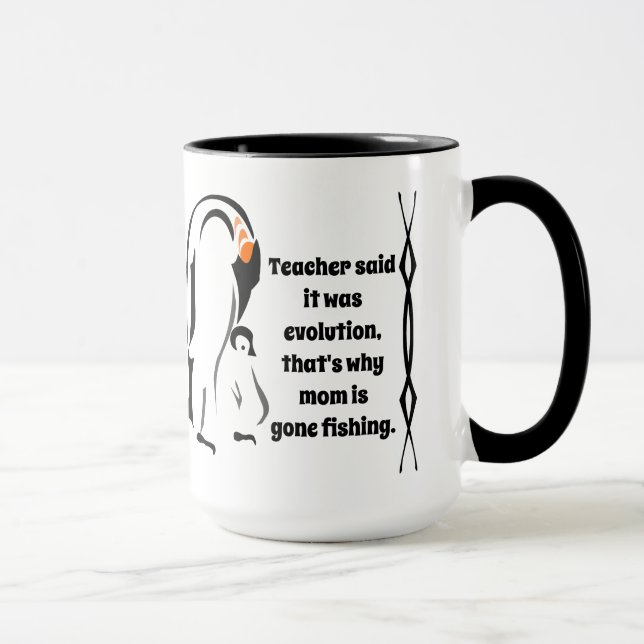 Taza Padre e hijo del emperador Pingüino desaparecido (Derecha)