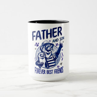 Taza Padre e hijo mejores amigos
