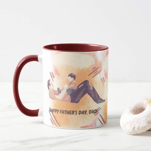 Taza PADRE E HIJO PRECIOSO MOMENTO Mug (Con donut)