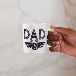 Taza Padre Establecido Nuevo Padre Año Est Aviación