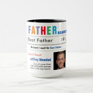 Taza Padre Funny Personalizado Mejor Búsqueda Regalo Mu