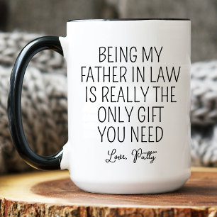 Taza Padre Personalizado En Derecho Regalo De Cumpleaño