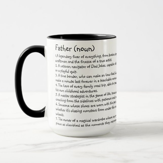 Taza Padre Personalizado Mug (Izquierda)