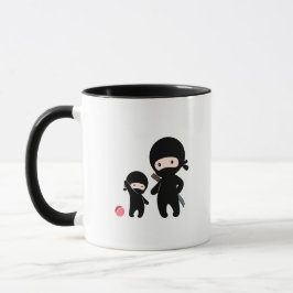 Taza Padre y niño Ninja