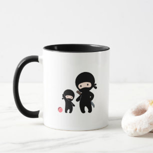 Taza Padre y niño Ninja