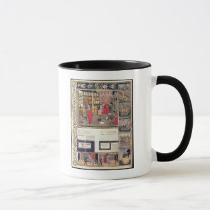 Taza Página de "Canon de la medicina" por Avicenna