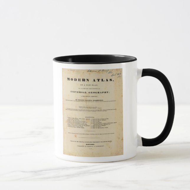 Taza Página de título Atlas modernos (Derecha)