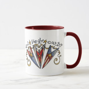 Taza País América de la familia de dios