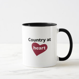 Taza País en el corazón