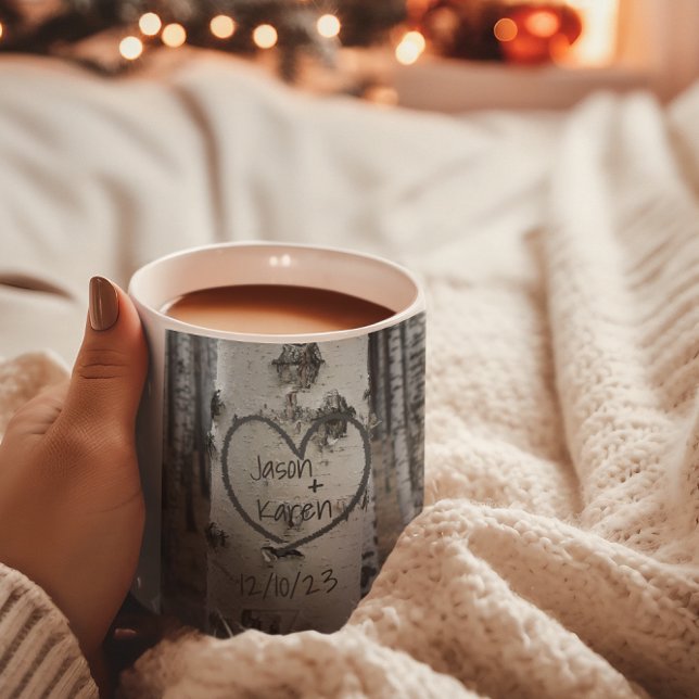 Taza País Personalizado de árbol de aves Corazón esculp (Subido por el creador)