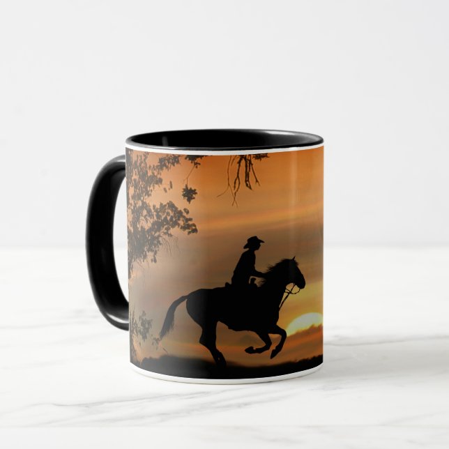 Taza País Vaquero Caballo Occidental (Anverso izquierdo)