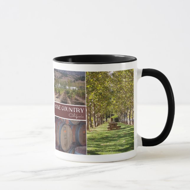 Taza País vinícola, California (Derecha)